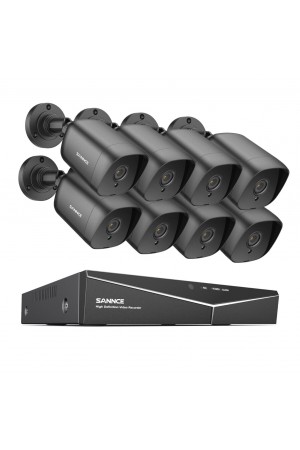 Sannce 16 Channel DVR 8 Bullet Camera 2TB Security System