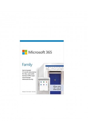 Microsoft Office 365 Family 6 Users, 1 Year