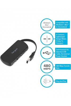  Targus 4-Port USB Hub