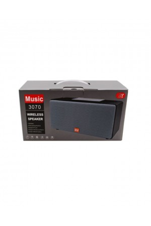 BY3070 Wooden Case Bluetooth Speaker | Black