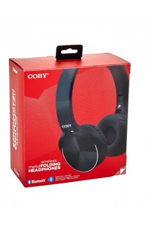 Coby Wireless Metal Folding Headphone 