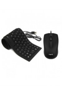 Flexible USB External Keyboard & Havit Optical Wired Mouse Flexible USB External Keyboard & Havit Optical Wired Mouse