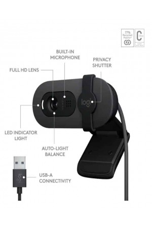 Logitech Full HD Webcam Brio 100 Logitech Full HD Webcam Brio 100