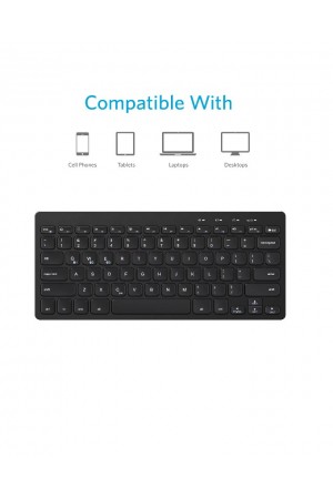 Onn. Compact Wireless  Bluetooth Keyboard