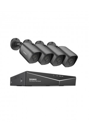 Sannce 4 Channel DVR 4 Bullet Camera 500GB Security System