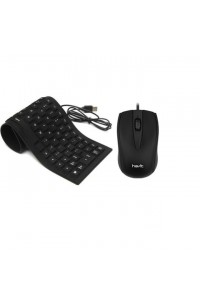 Flexible USB External Keyboard & Havit Optical Wired Mouse Flexible USB External Keyboard & Havit Optical Wired Mouse